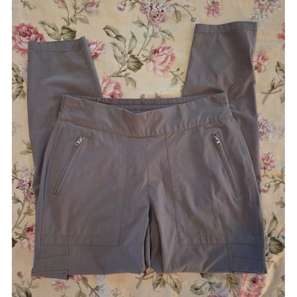 Athleta Chelsea Utility Jogger Cargo Pants Gray Travel Pants Size 6